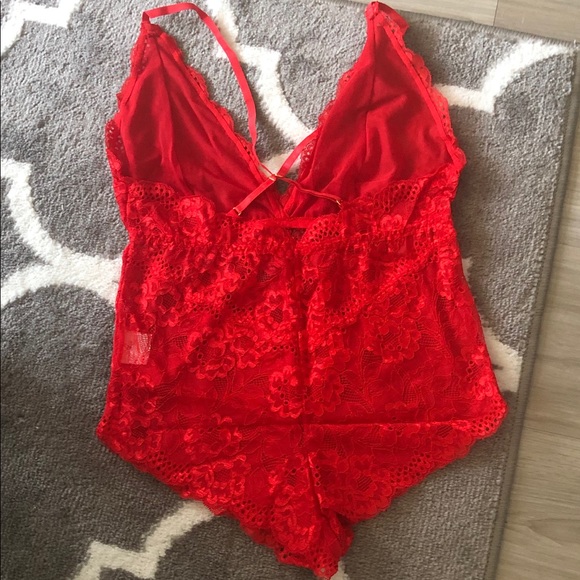 Last One - Red Lace Teddy - Picture 6 of 6